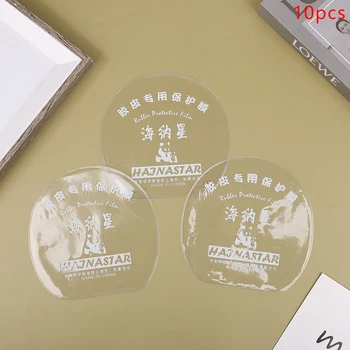 10Pcs pingpong ütővédő borítók átlátszó asztalitenisz gumi lapvédő fólia pingpongütőhöz 16cmX16cm