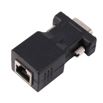 20X VGA hosszabbító apa LAN CAT5 CAT6 RJ45 hálózati kábel adapter