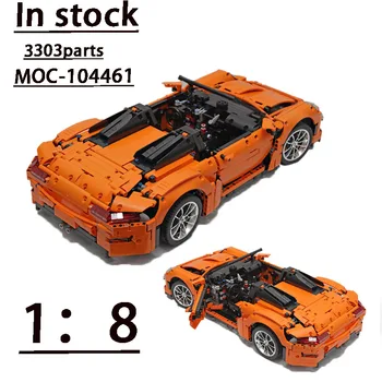 42056 A klasszikus sportkocsi kompatibilis a MOC-72814-gyel Új Supercar 2621 alkatrészek1:8 építőelem modell gyermek születésnapi játék ajándék