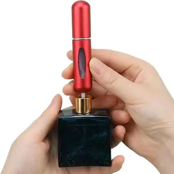 5ml újratölthető hordozható utazási mini porlasztó parfümös palackok vizes palackokhoz lányoknak Ingyenes szállítás spray porlasztók szappanhoz