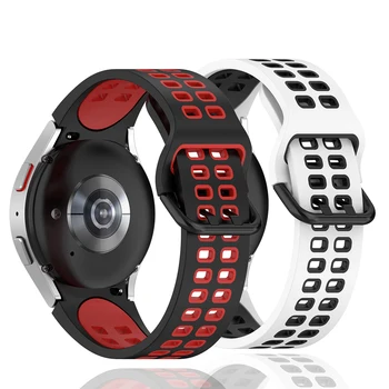 Galaxy Watch 5 Pro szíj Samsung Watch4/5/6 órához 44mm 40mm karkötő óra6/4 Classic 47 43 46 mm 42mm csuklópánt No Gap karkötő