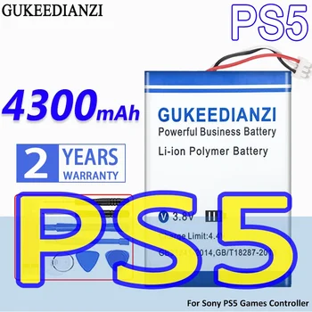 GUKEEDIANZI 4300mAh akkumulátor Sony PS5 vezérlőhöz, újratölthető