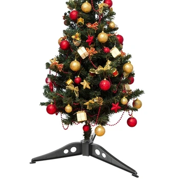 Karácsonyfa alap konzol Karácsonyfa alap állvány műanyag lábállvány 12Cm háromszög alakú fehér alsó műanyag keret