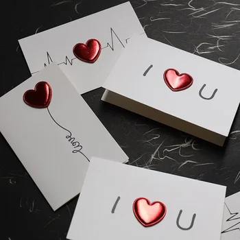 kártyák Valentin-napi ajándék Szerelem képeslap Esküvői meghívó Üdvözlőlapok Valentin-napi ajándékkártya évfordulója