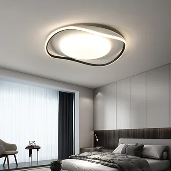 Minimal Cream Style Dekor világítás Modern szoba Master hálószoba hálószoba Mennyezeti lámpa a nappalihoz Hall erkély Csillárok LED