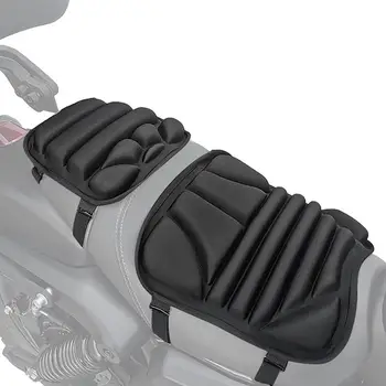 Motorkerékpár üléspárna 2 db 3D univerzális üléspárna párnahuzat 3D univerzális lélegző üléshuzat lengéscsillapító