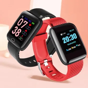  Smart Watch pulzusszám vérnyomás Alváskövető karkötő karkötő vízálló fitnesz sport Digitális okosóra Androidra IOS XA146L