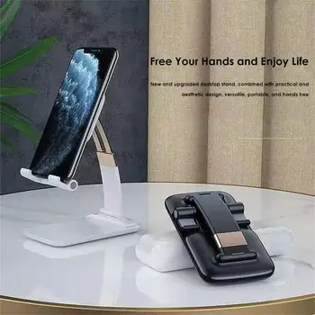  univerzális összecsukható asztali telefontartó állvány IPhone készülékhez Samsung táblagép asztali tartó Mini összecsukható állvány alumíniumötvözet