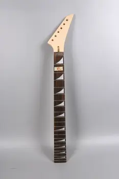 Yinfente juhar gitárnyak 22 fret 25,5 hüvelykes méretarányú rózsafa fogólap csavar a sarokra Style Shark Fit betét befejezetlen gitáralkatrészek