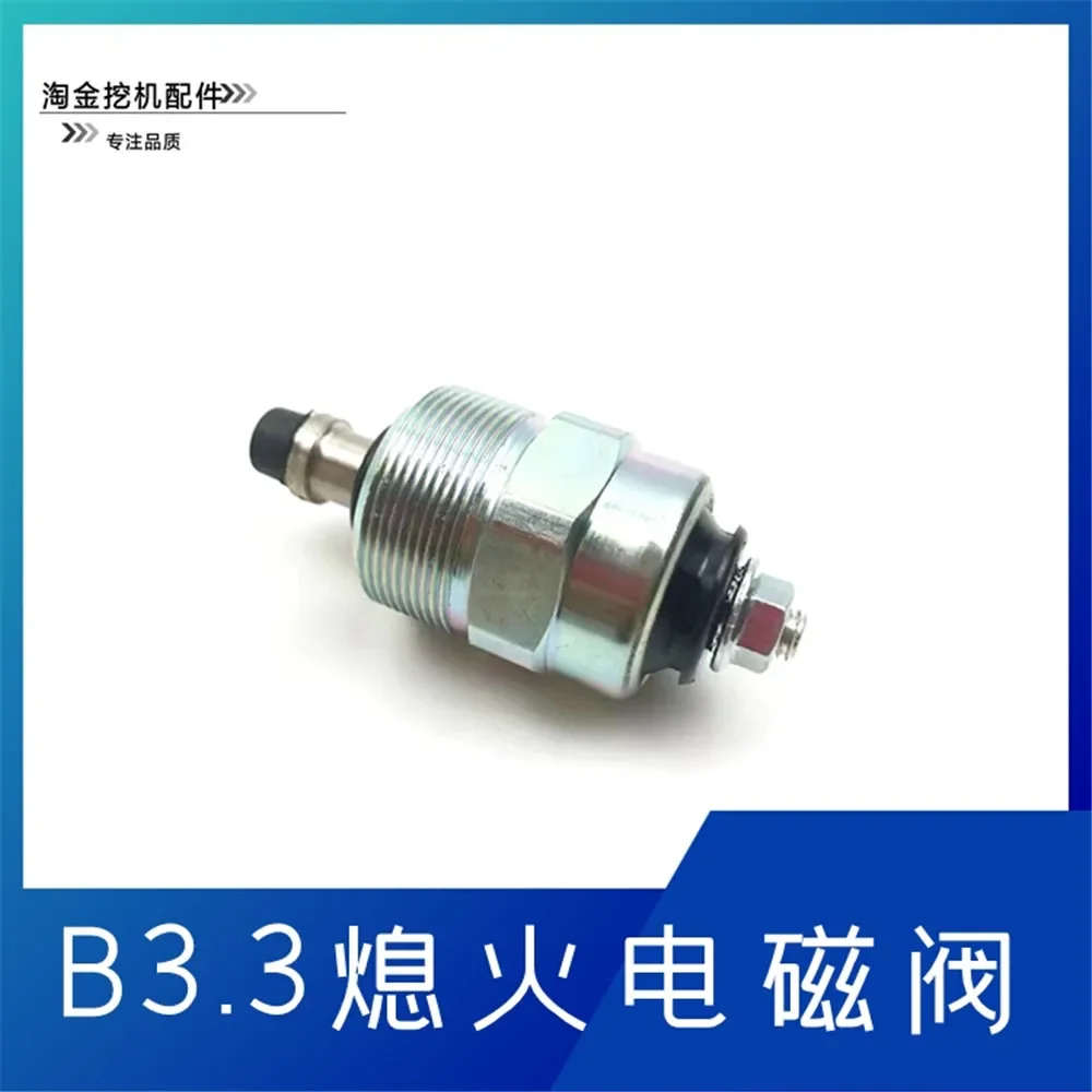 Cummins B3.3 motor lángkilépő mágnesszelep olajtörő Xugong XG85 80C Liugong XE Yuchai YC Foton